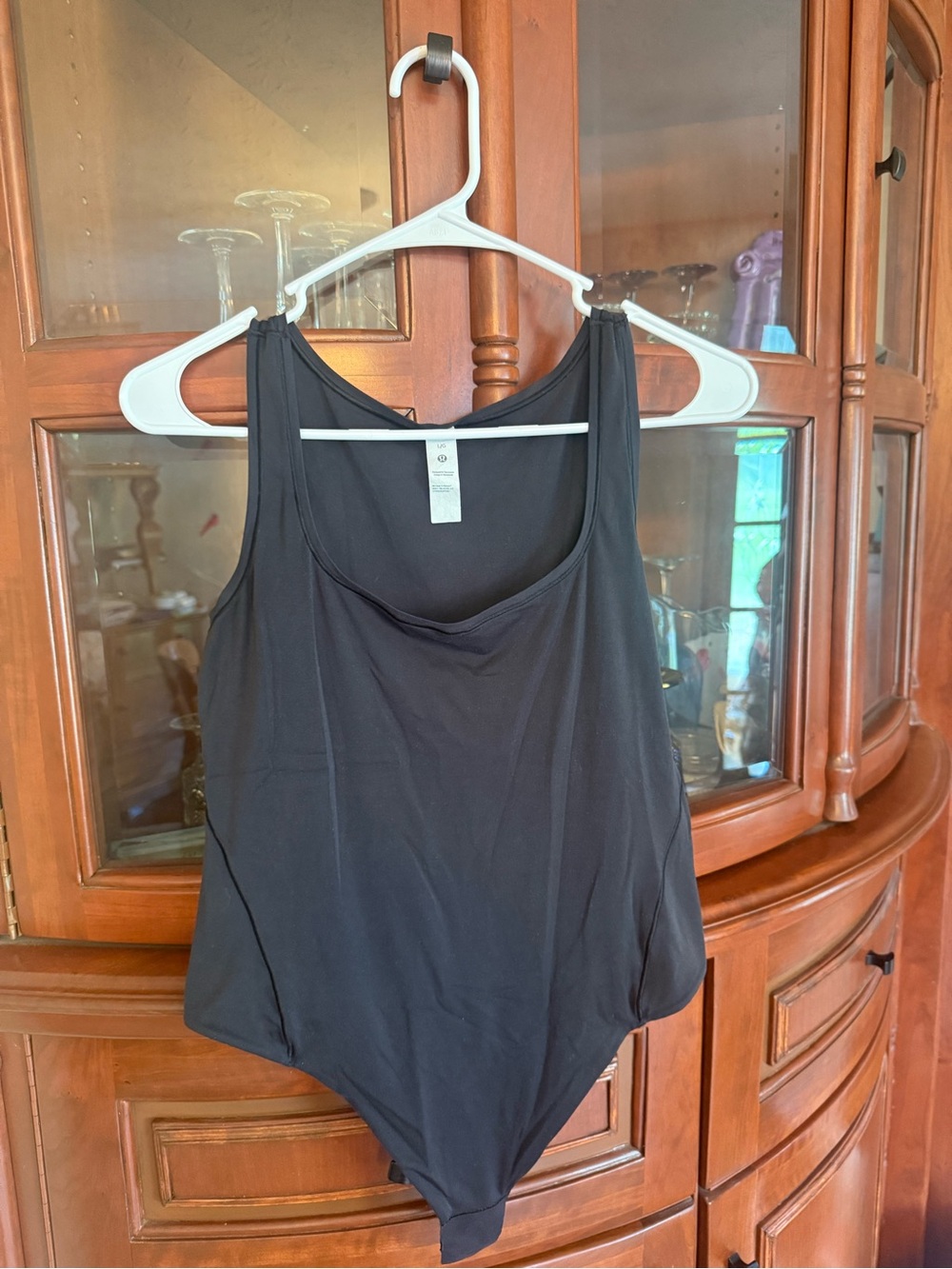 Lululemon Wundermost Ultra-Soft Nulu Bodysuit – Black – Size L